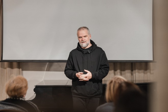 „Pasaulio kino vakarai su režisieriumi Audriumi Stoniu“ M. K. Čiurlionio namuose