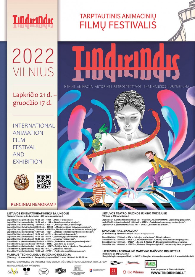 Tarptautinio animacinių filmų festivalio Tindirindis 2022 nugalėtojai